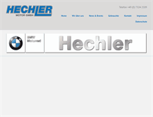 Tablet Screenshot of hechler-motorrad.de